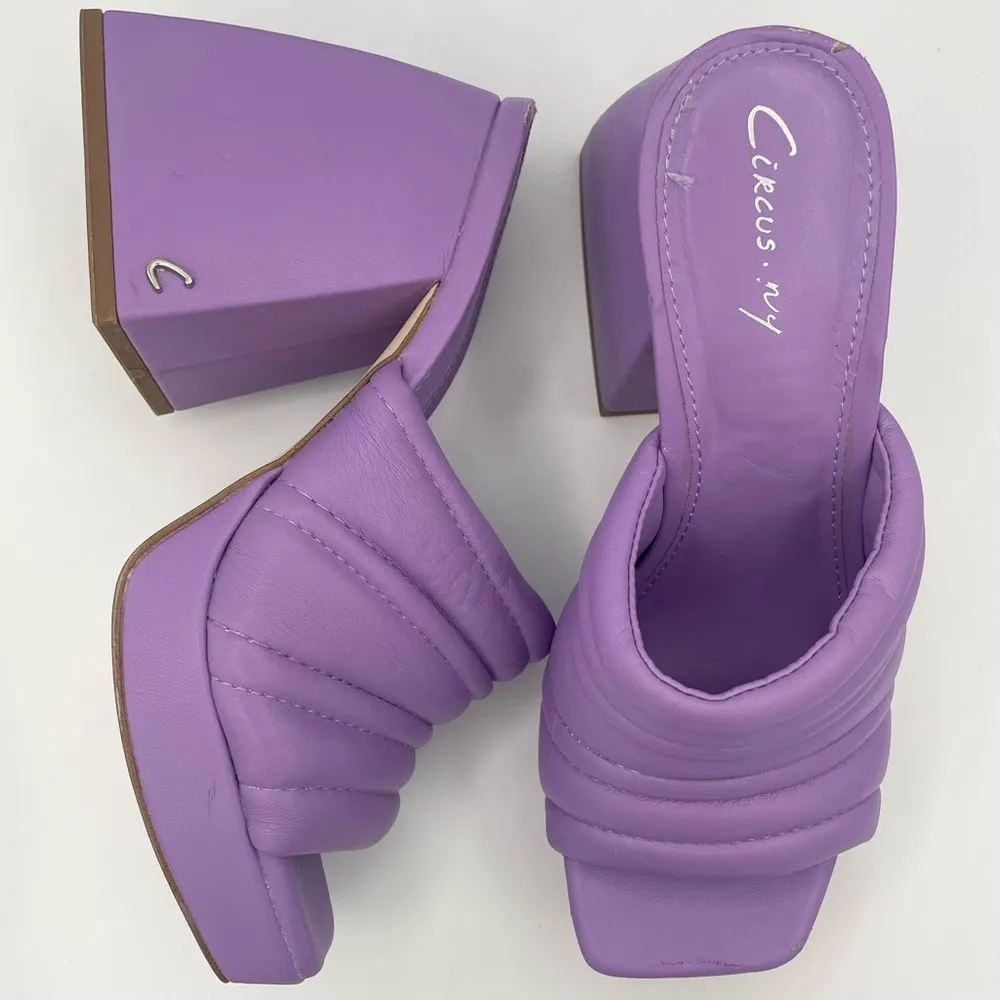 Sam Edelman Circus NY purple platform sandals Size 5M - Image 6