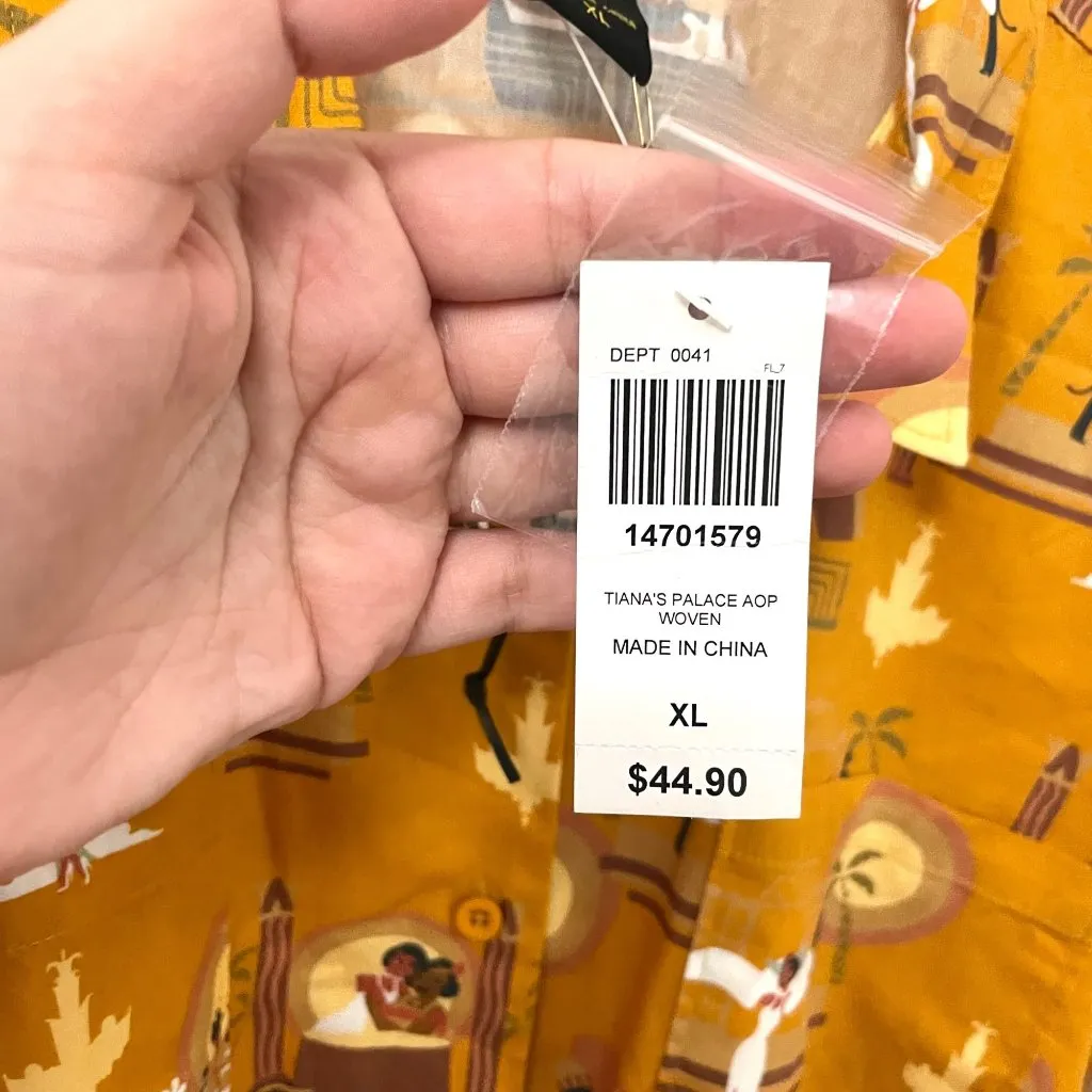 NWT Disney The Princess and the Frog Tiana's Palace Allover Print Women's Top XL - Image 5