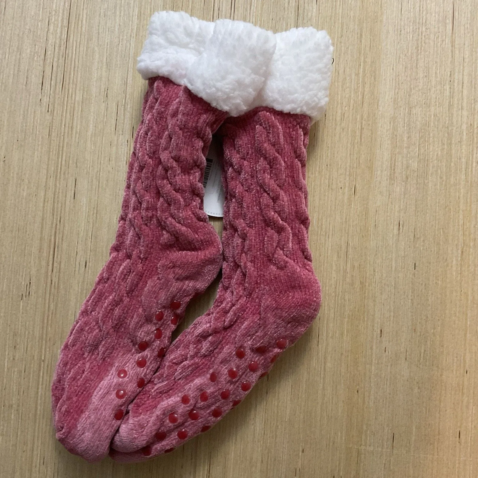 TeeHee Socks Women's Double Layered Polyester Crew Cable Knit 9 - Image 2