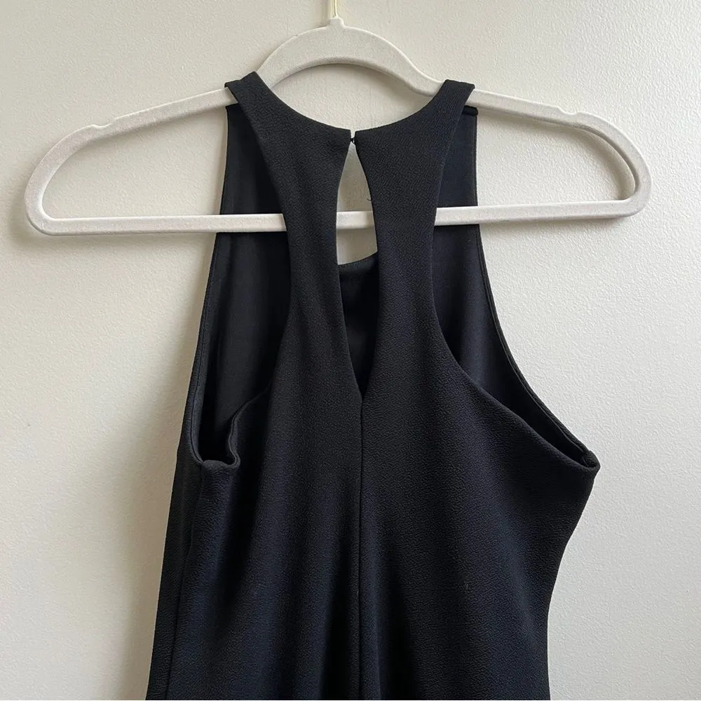 Leith Black High Neck Asymmetrical Dress XS - Image 2