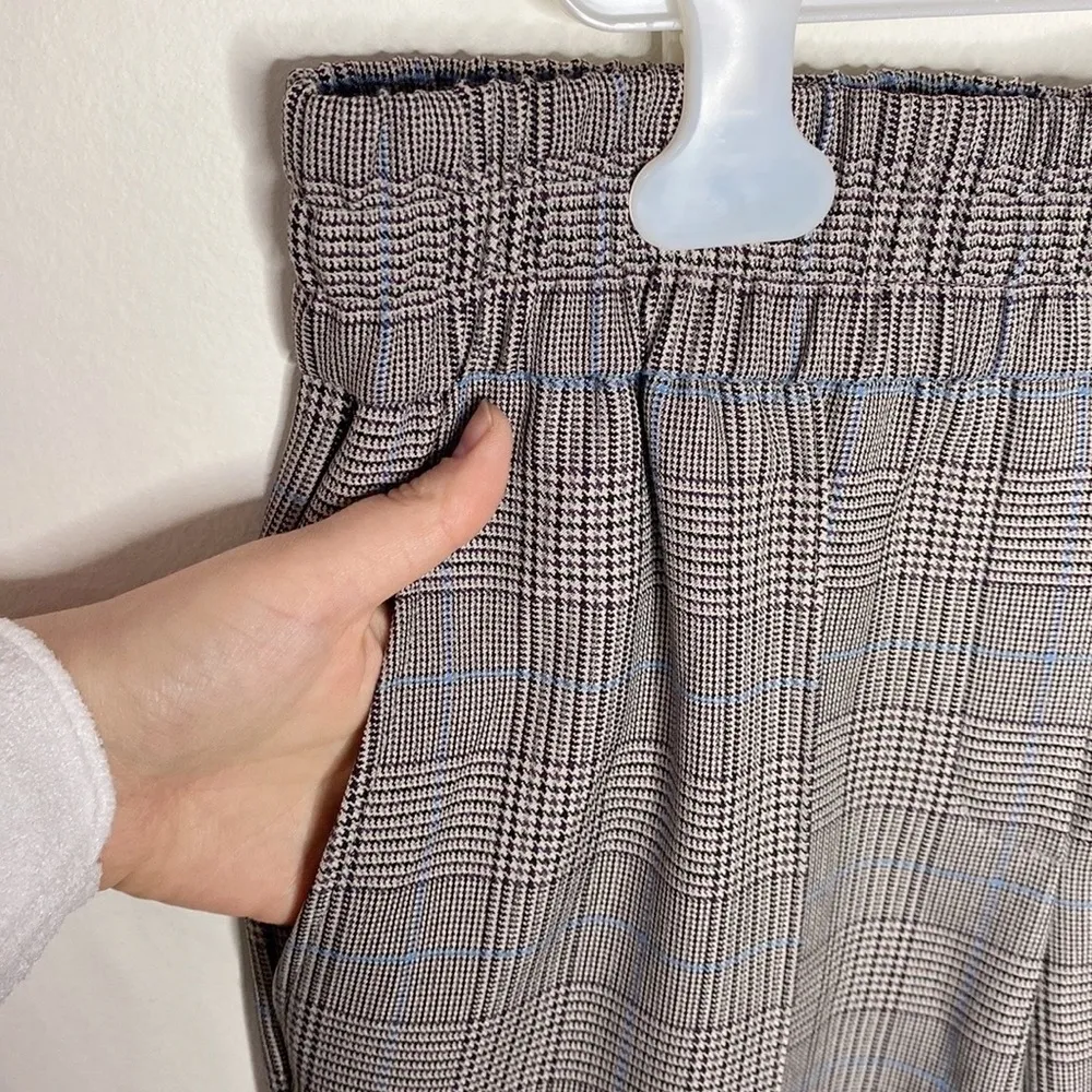 Primark pull on plaid pleated pants size 6 - Image 30