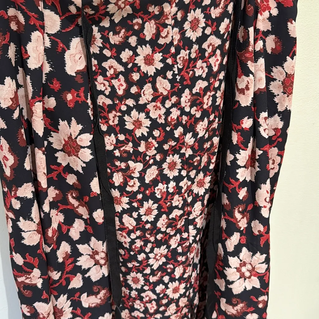 Jason Wu  black floral skirt EUC - Image 2