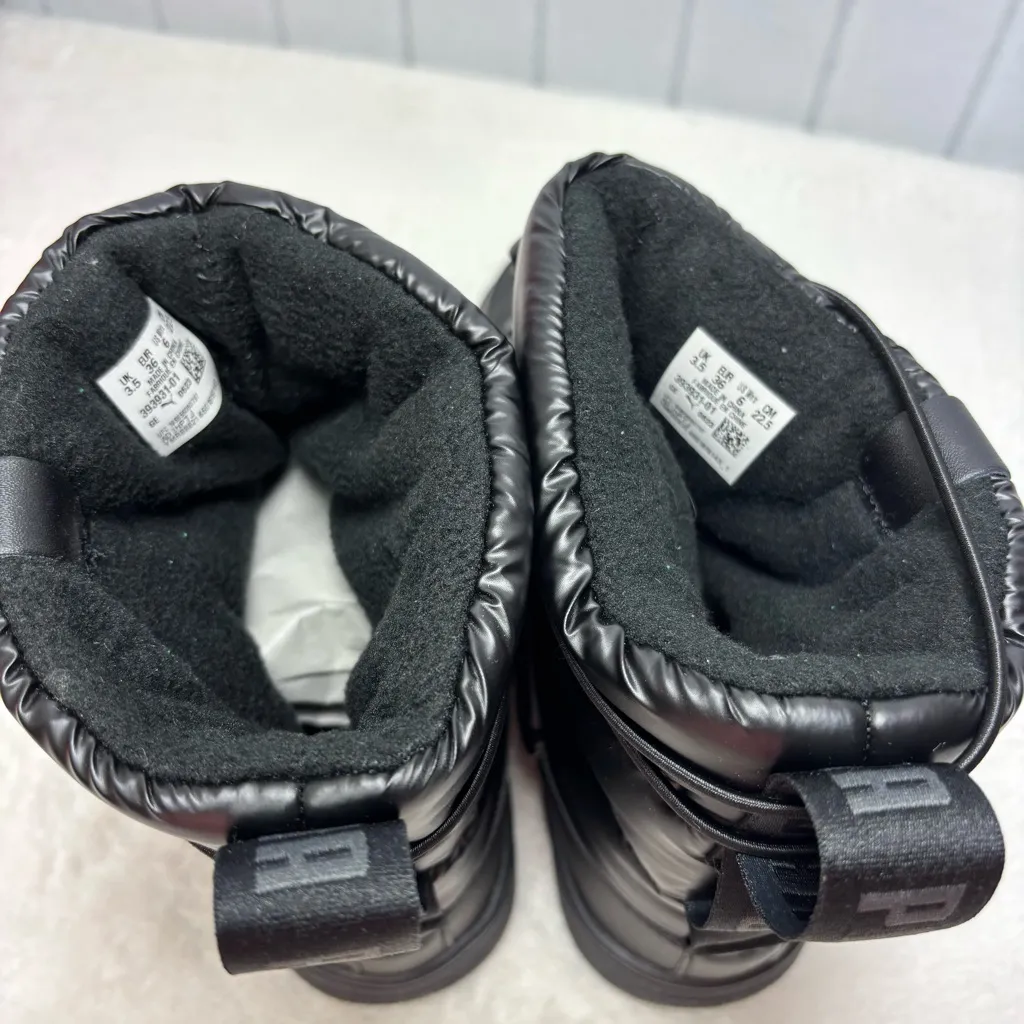 PUMA Sleek Black Winter Snow Boots Size 6 NEW - Image 6