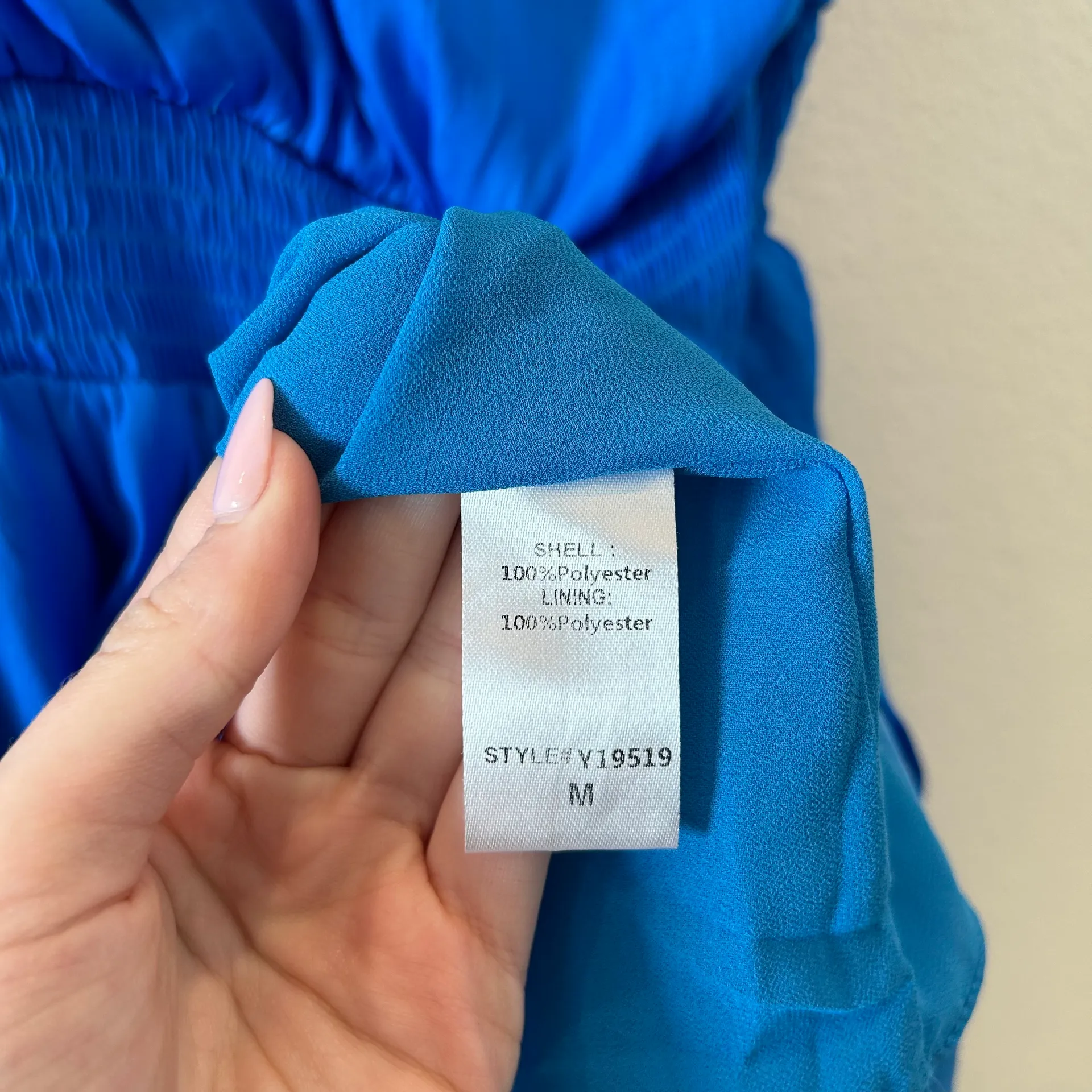 Blue Mini Dress - Image 6