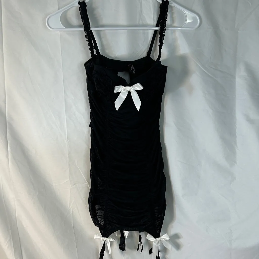 Victoria’s Secret Sexy Little Things push-up bra w/corset garter belt‎ size 34B - Image 2