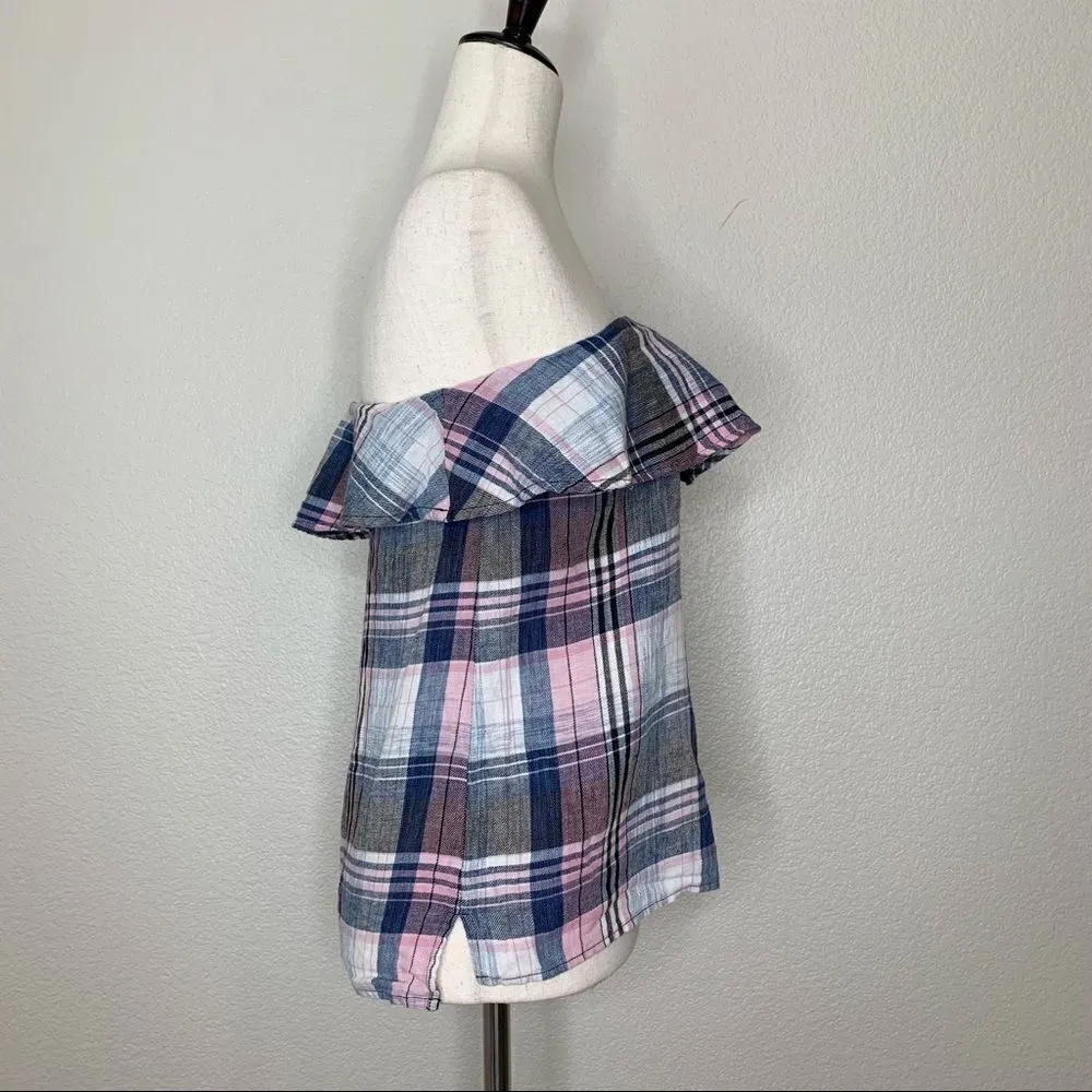 NWOT Anthropologie Cloth & Stone Linen Cotton Blend One Shoulder Top - Image 7