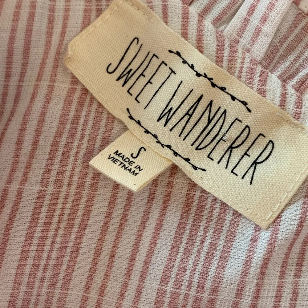 3/$22🌞 Sweet Wanderer One Shoulder Striped Blouse - Image 6