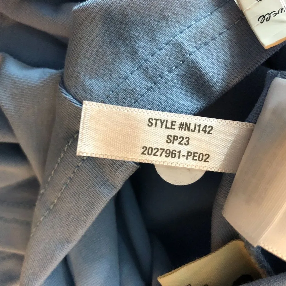 Madewell Womens Knit Biker Unitard: Botanical Dye Edition Shelf Bra Baby Blue XS - Image 8