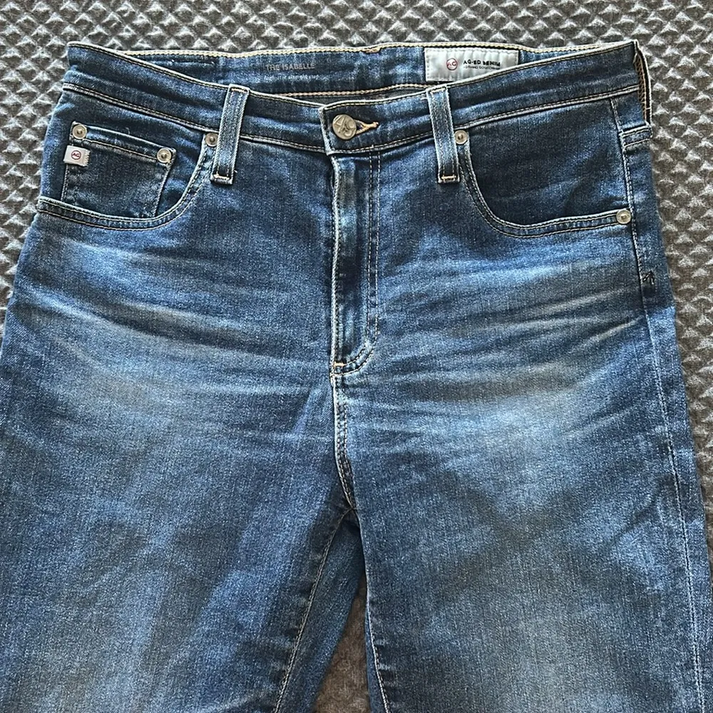 AG DENIM THE ISABELLE HIGH RISE STRAIGHT CROP JEANS SIZE 29 r - Image 3