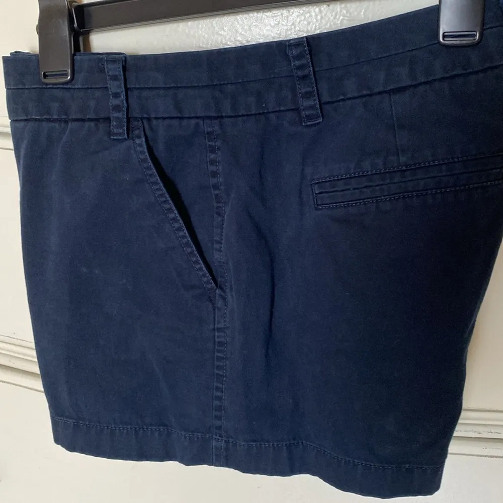 J.Crew Navy Chino Shorts 4” inseam size 8 - Image 3