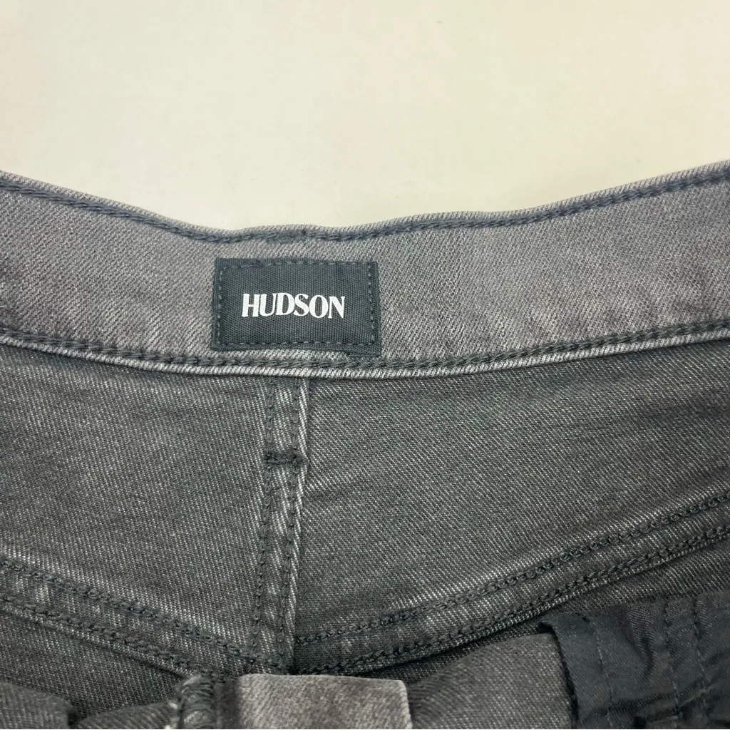 Hudson Jada Passage High Rise Short Womens‎ Size 31 Faded Black Denim Jean NEW - Image 2