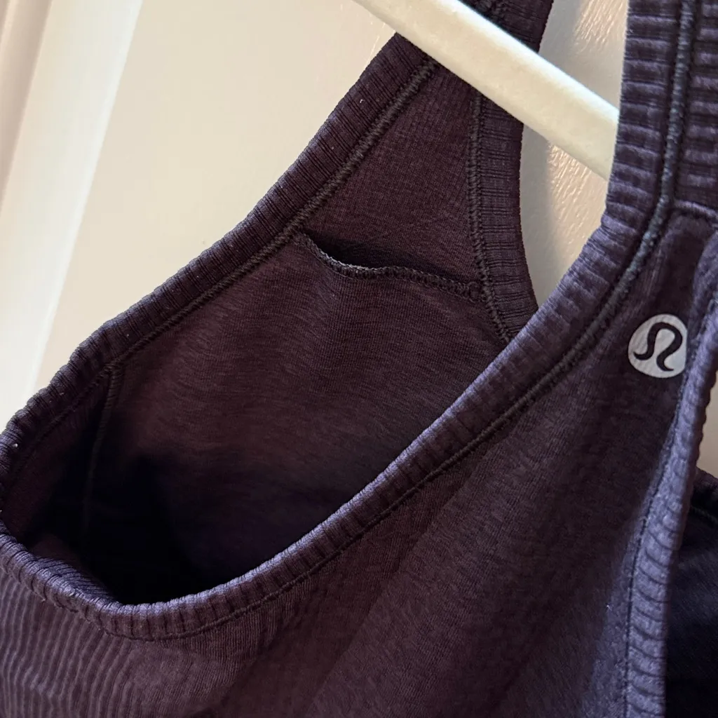 Lululemon ribbed dark gray tank top - Image 5