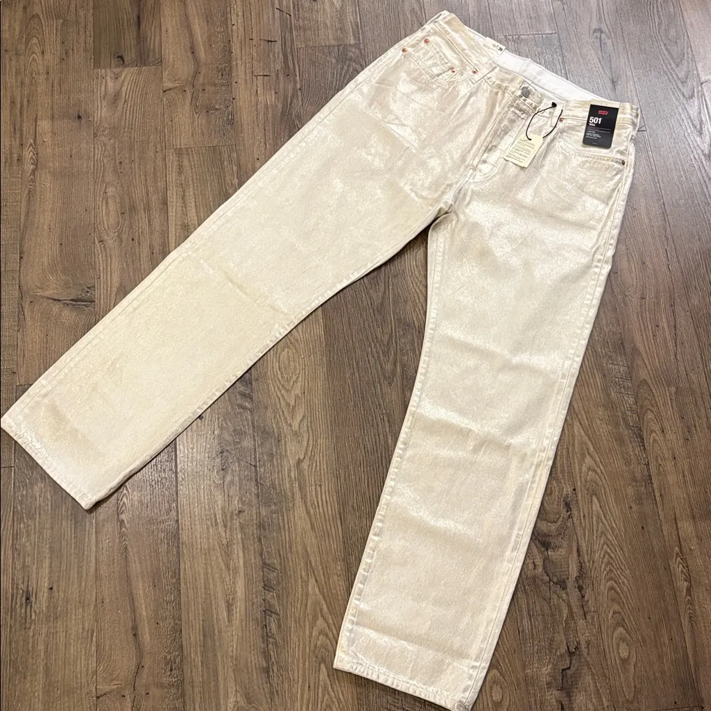 NWT Levis 501 90s Jeans in Luminary Size 32 - Image 4