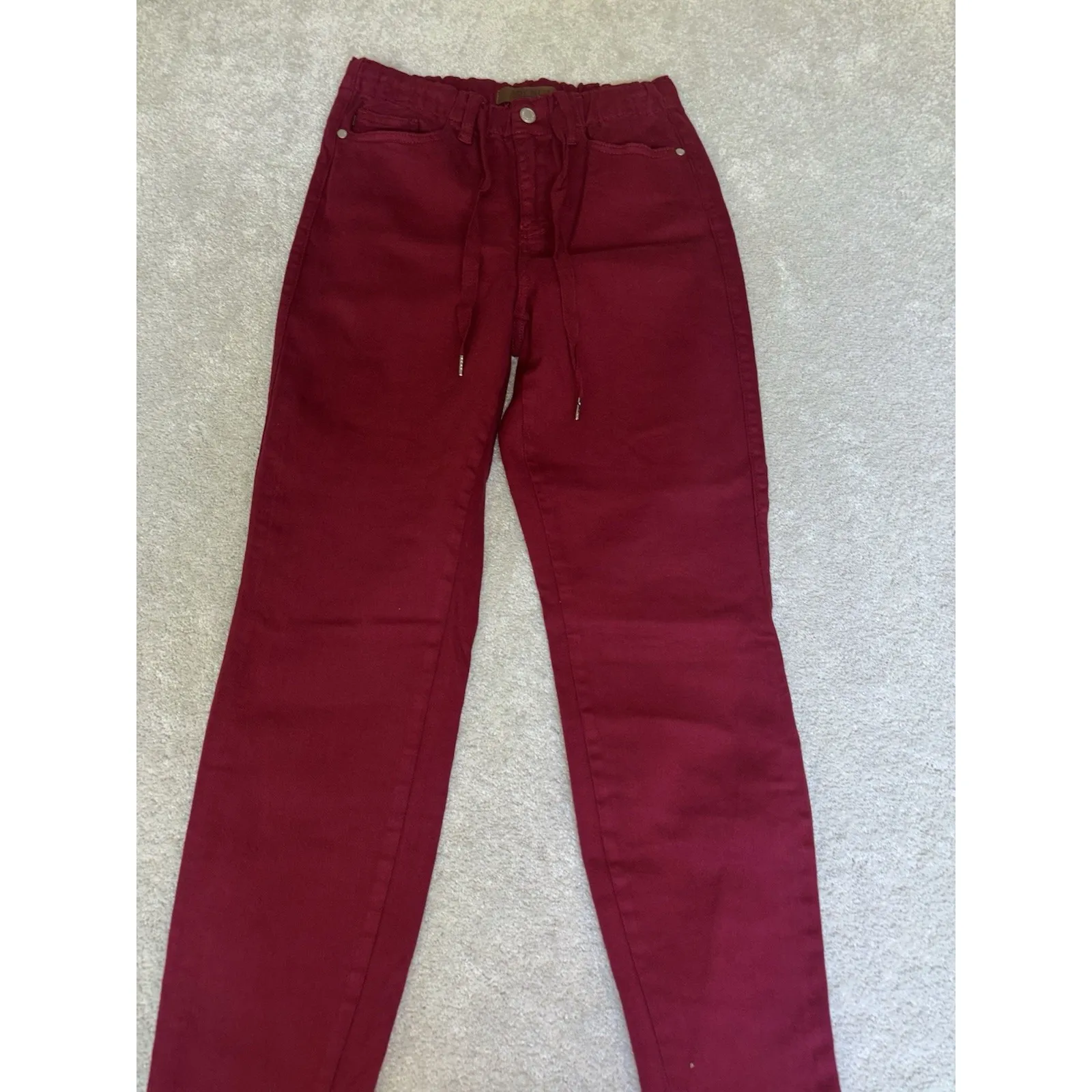 judy blue garment‎ dyed drawstring jeans red 3/26 - Image 2