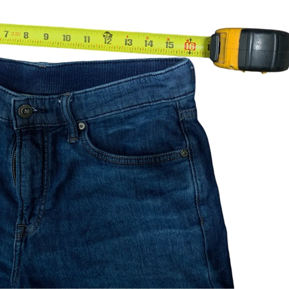 Uniqlo Denim Blue Tapered Slim MId Rise EZY Jeans #DS-1610 - Image 9