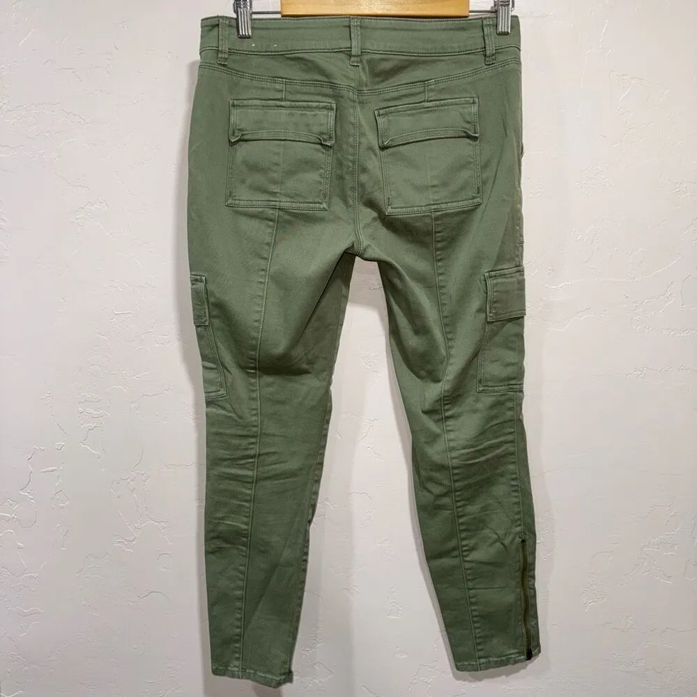 Ann Taylor The Skimmer Size 4 Olive Pants - Image 4