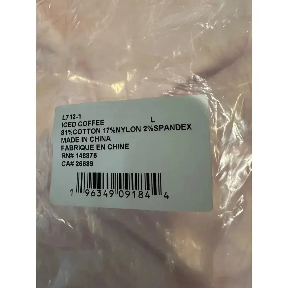 NWT Lita By Ciara Side‎ Button Ribbed Skirt Tan Size L - Image 7