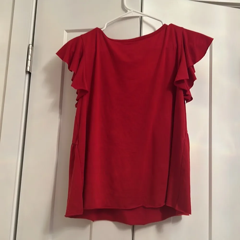 Arizona Jean Co Women’s Red Ruffle Top - Image 3