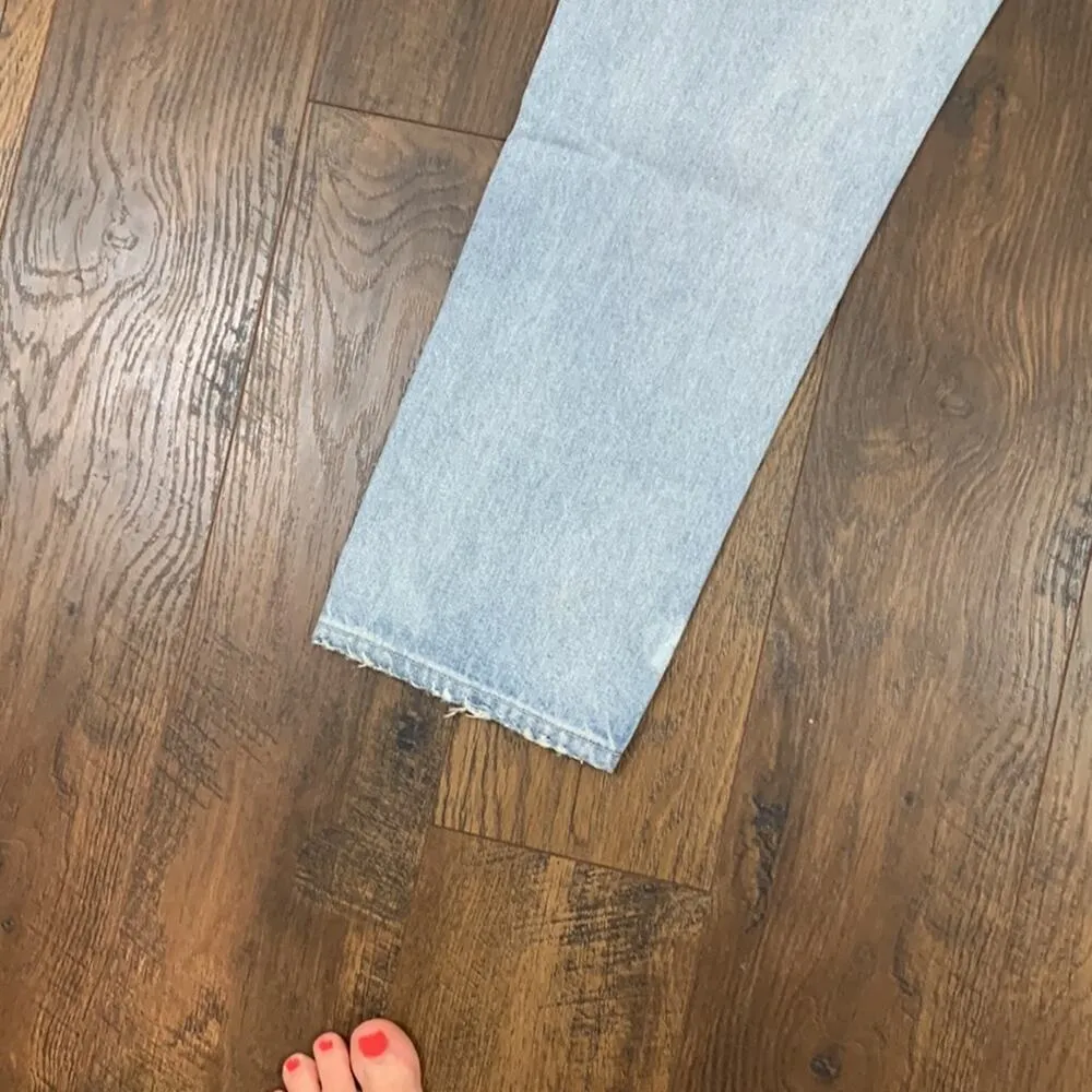 GRLFRND The Helena Straight Leg High Waist Jeans in Signing Off - Image 8