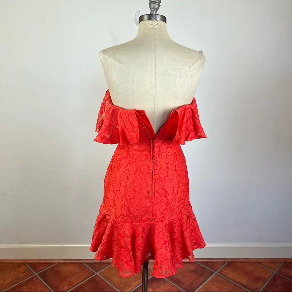 Keepsake the Label Radar Mini Dress in Red - Image 6