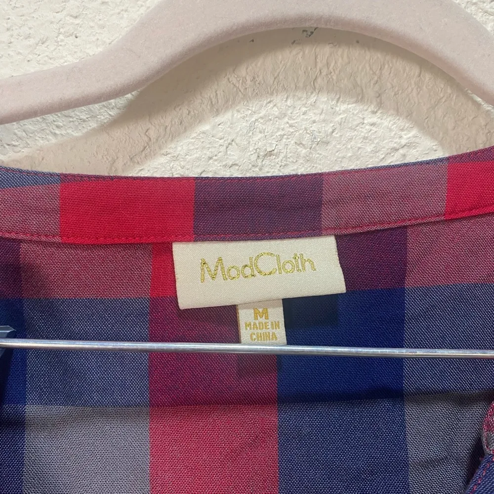 ModCloth plaid blouse - Image 2