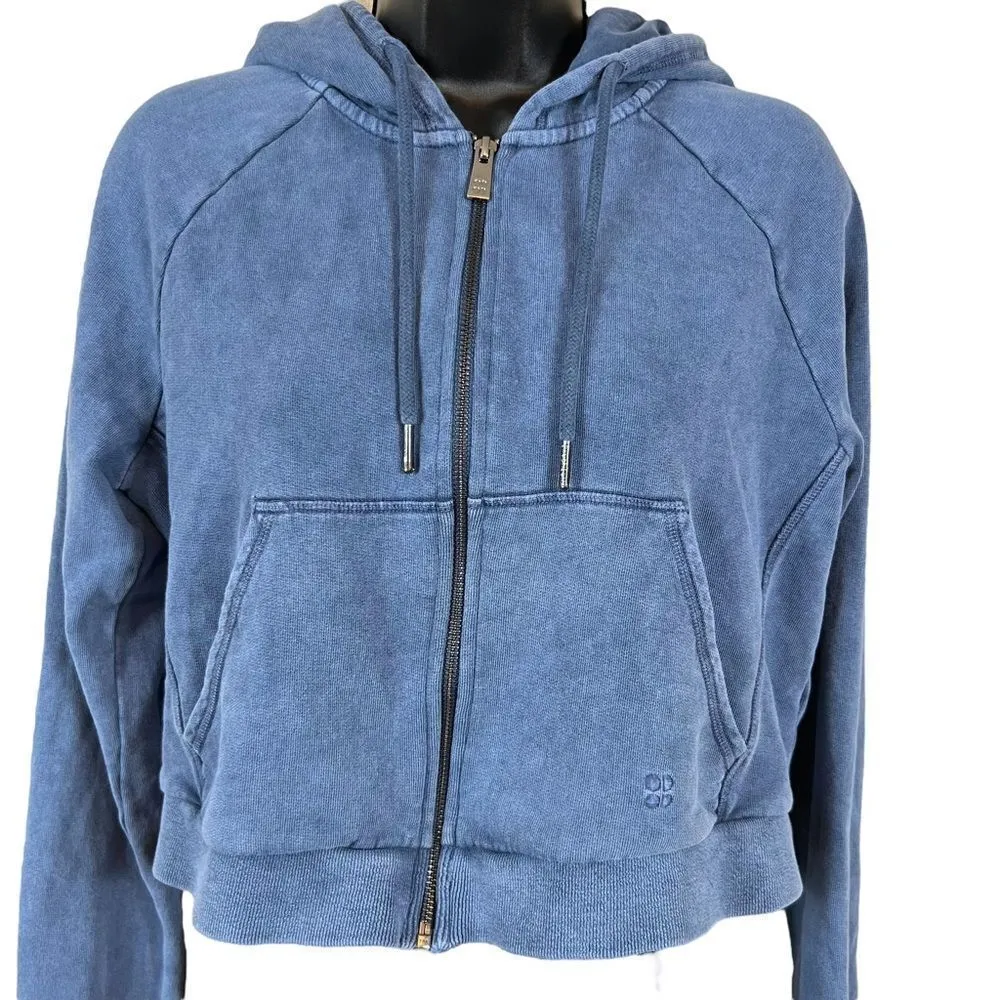 Sweaty Betty Gary Zip Through Cropped Hoodie - Image 3