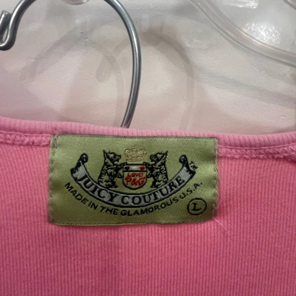Juicy Couture Pink Velour Matching sweat set - Image 2