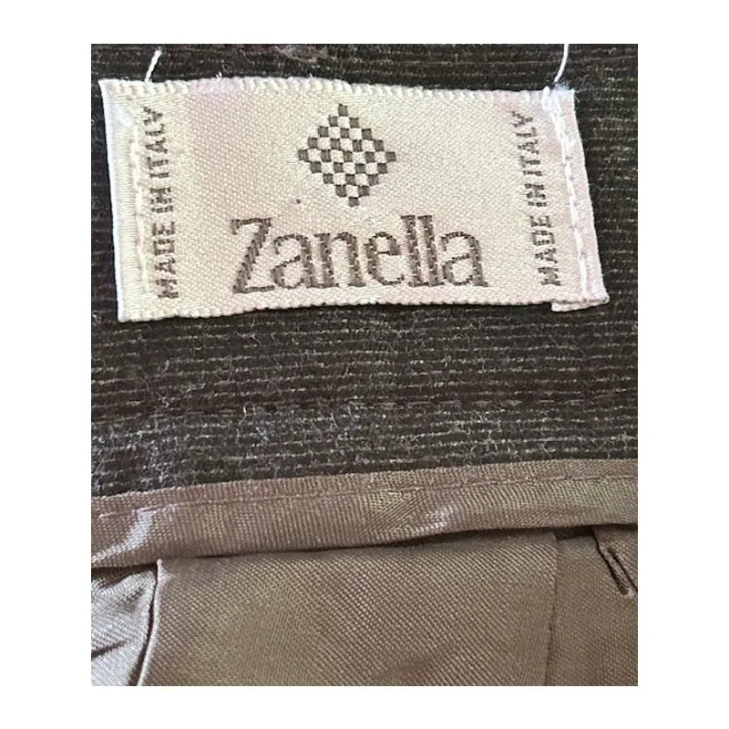 Zanella “Karina” Y2K Wool Trousers – Made in Italy – Size 16 Gray - Image 5