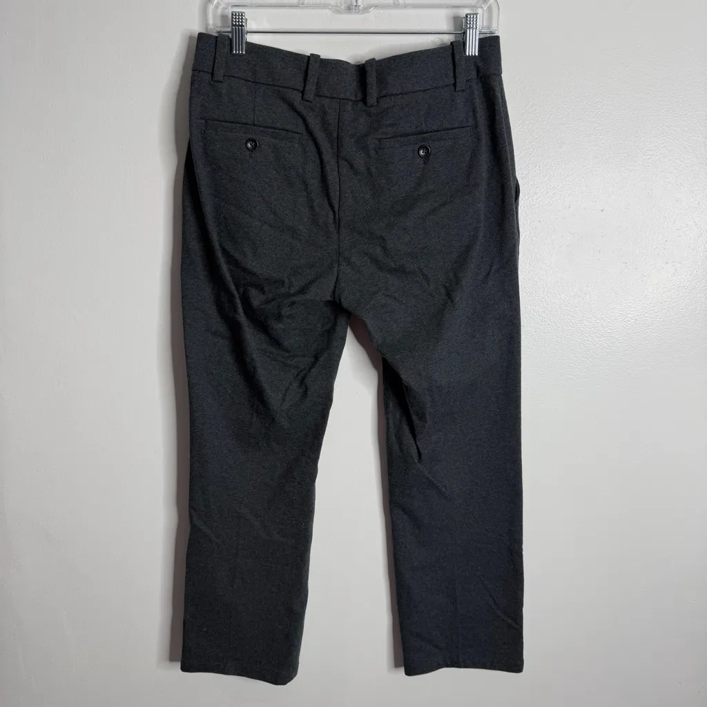 JAMES PERSE Women’s Size 26 100% Cotton Dark Gray Pants Soft Stretch Straight - Image 2