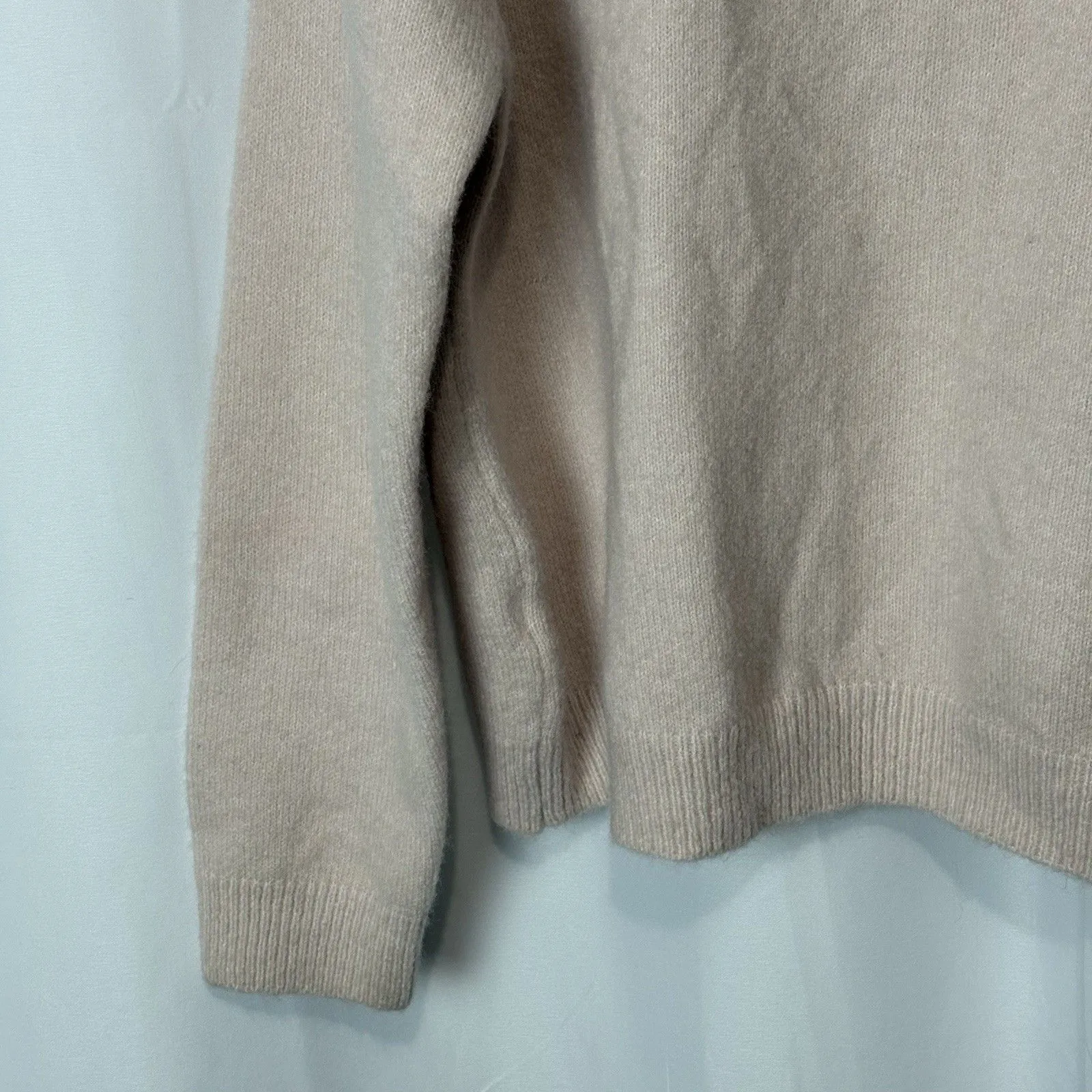 Mango Slouchy Cozy Boat-Neck Sweater Warm Wool Blend Women XL Cozy Ballet Pink - Image 3