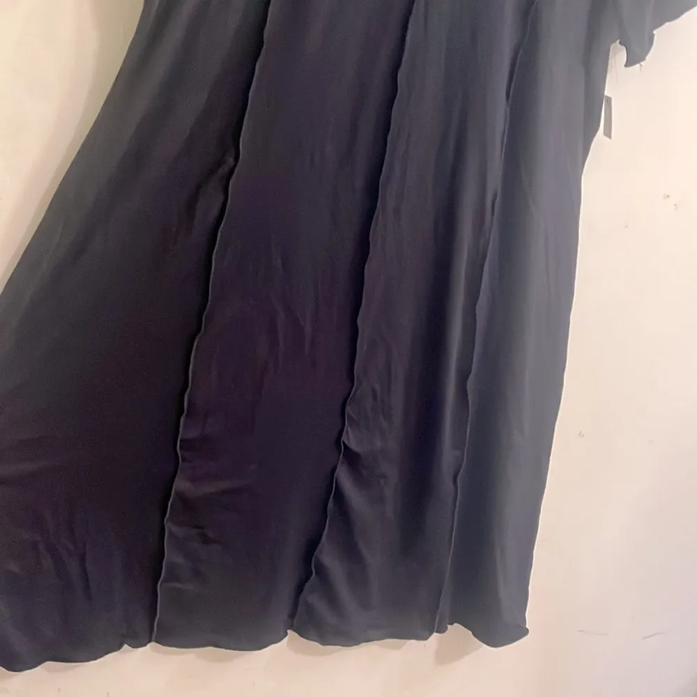 Little Black Dress 2X Flowy Tee Shirt Dress Simple Basic Staple - Image 2