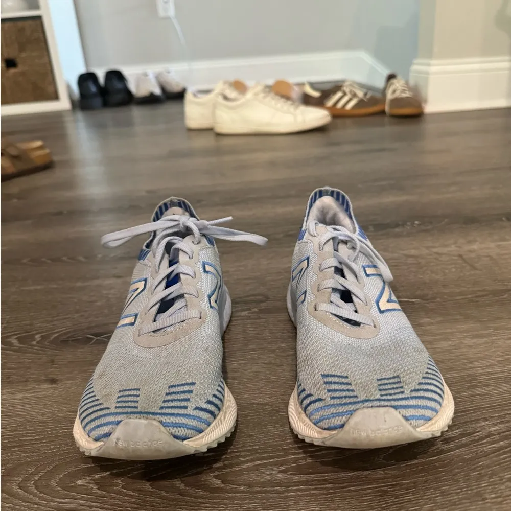 New Balance Blue and Gray Running Shoes - Image 2