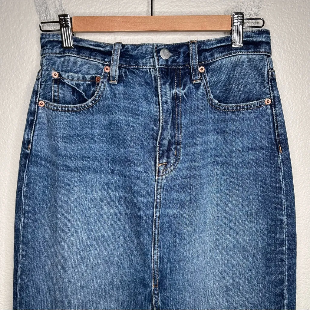 Pistola Alice High Rise Midi Skirt in Fairfax 27 - Image 3