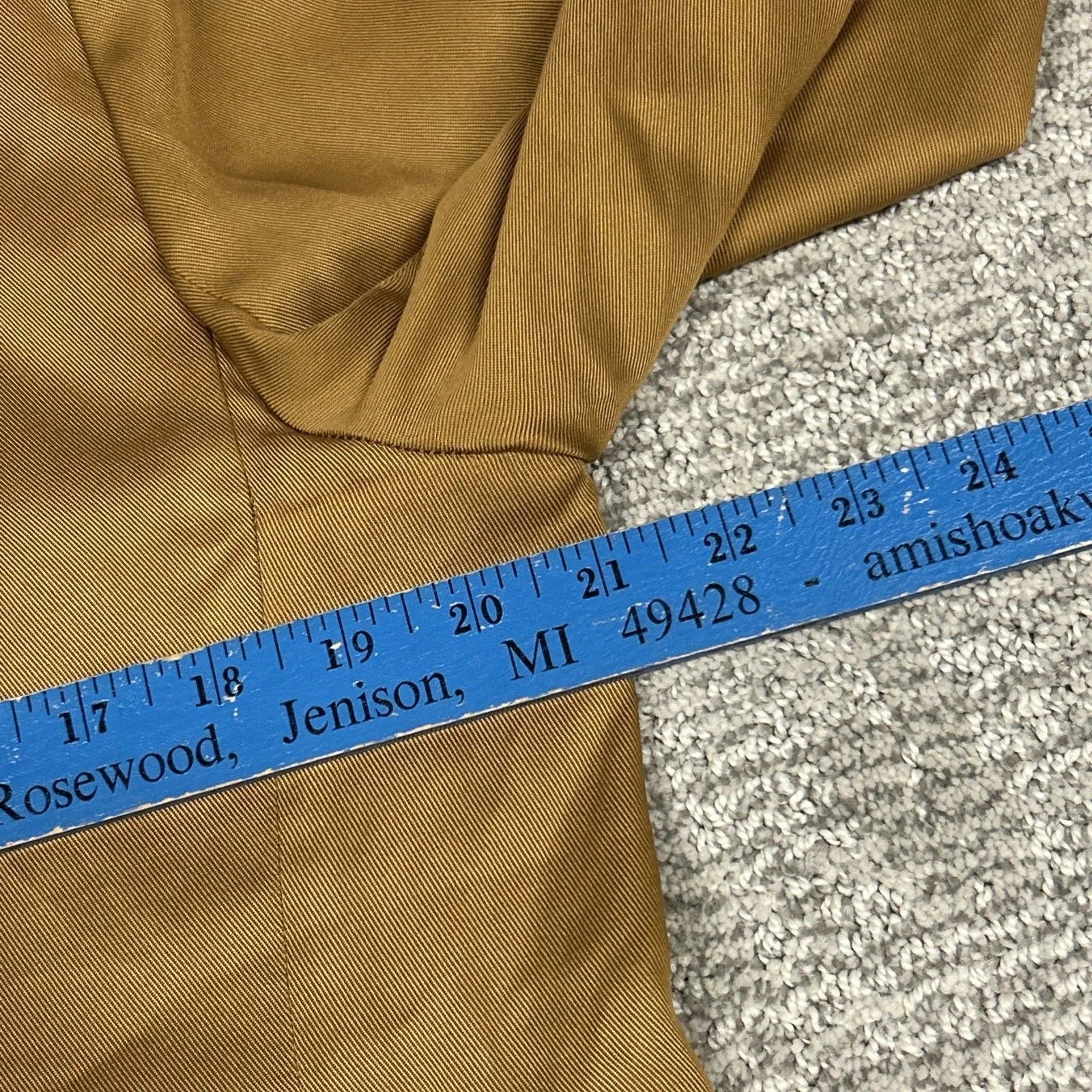 J Crew Alfie Blazer Womens 14 Gramercy Twill Light Cappuccino Jacket Career Tan - Image 9