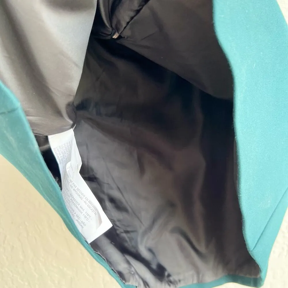 Zara fit and flare mini dress dark green Small - Image 7