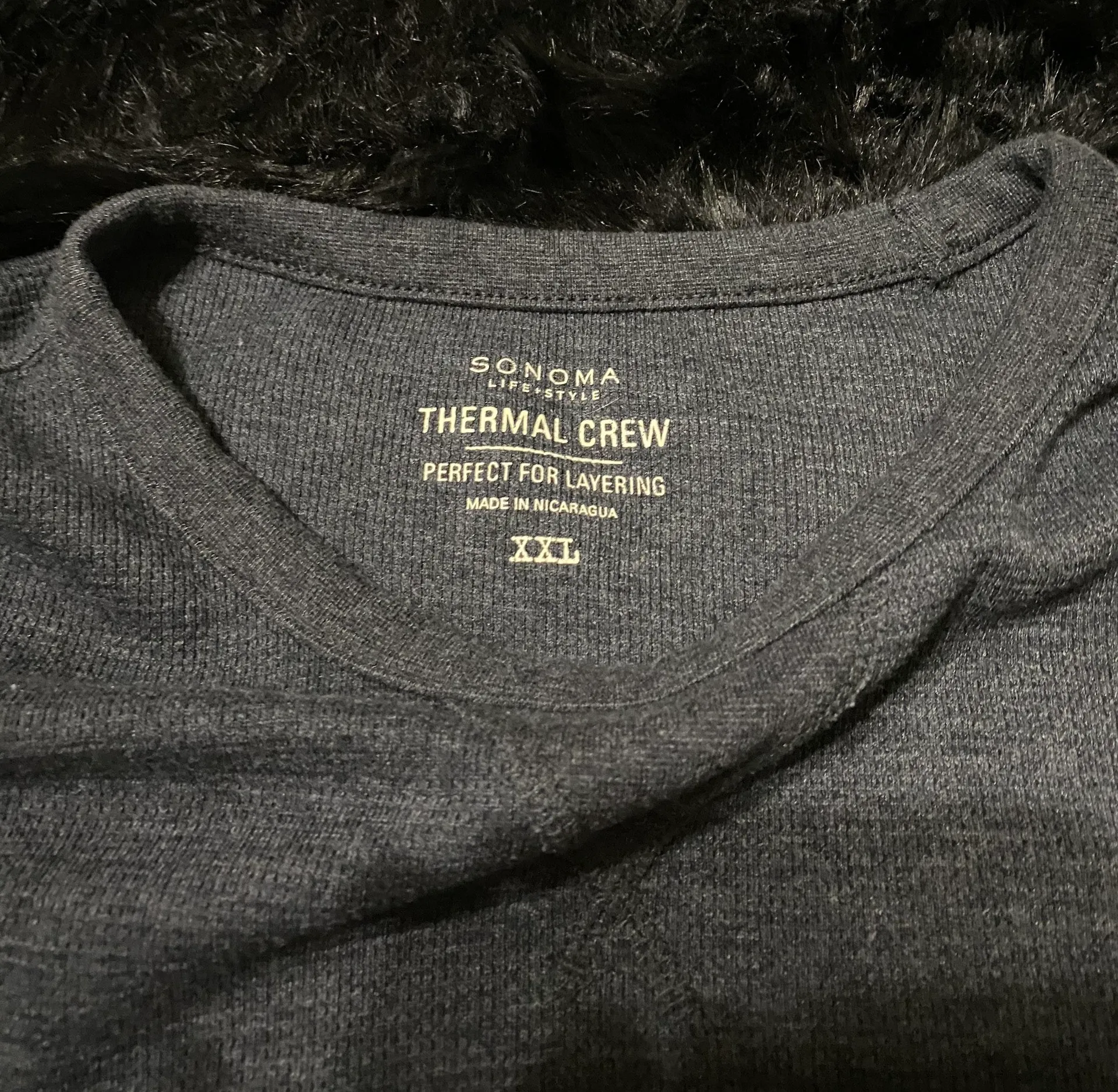 Sonoma Grey Thermal Crew - Image 2