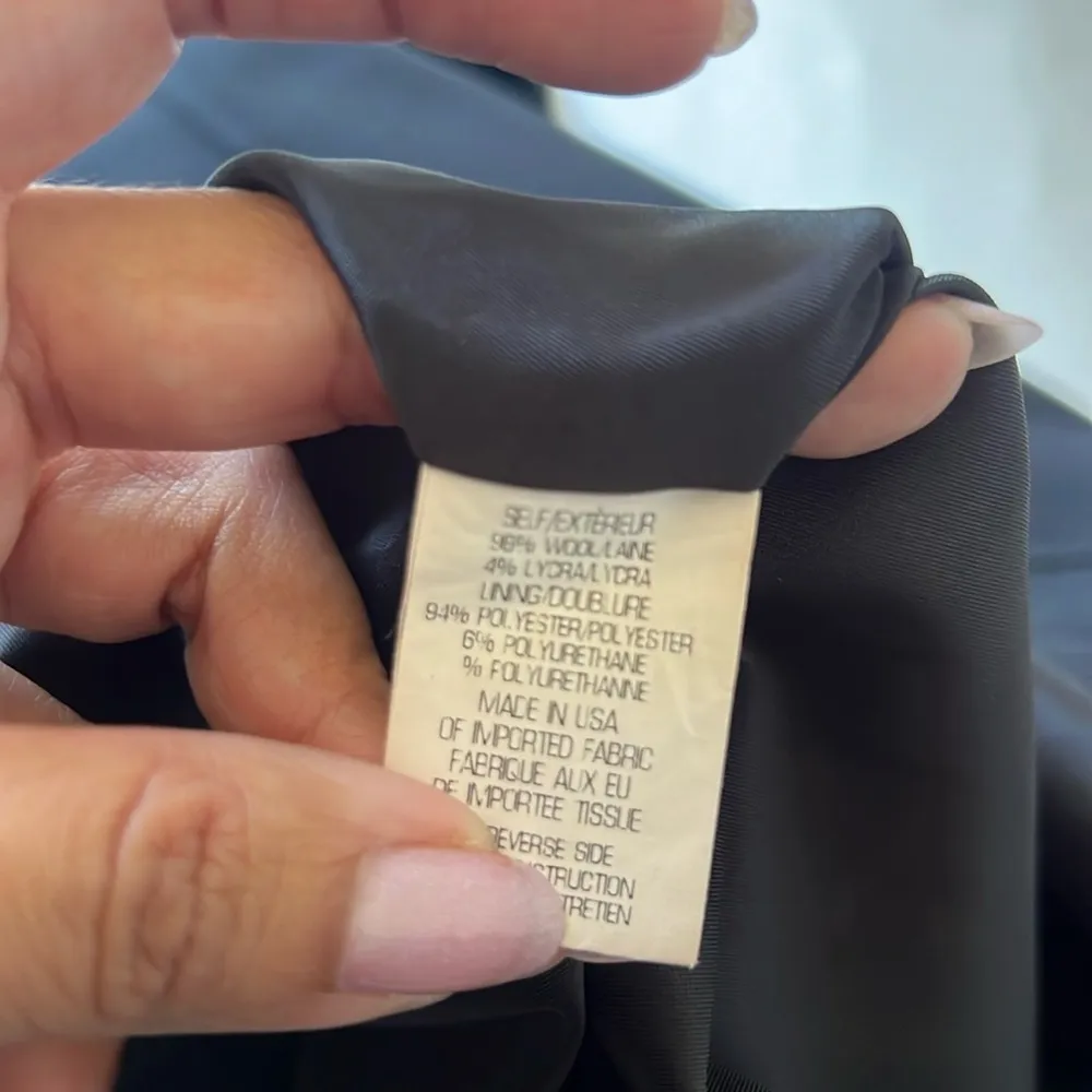 Theory Cap Sleeve A-Line Black Dress - Image 8