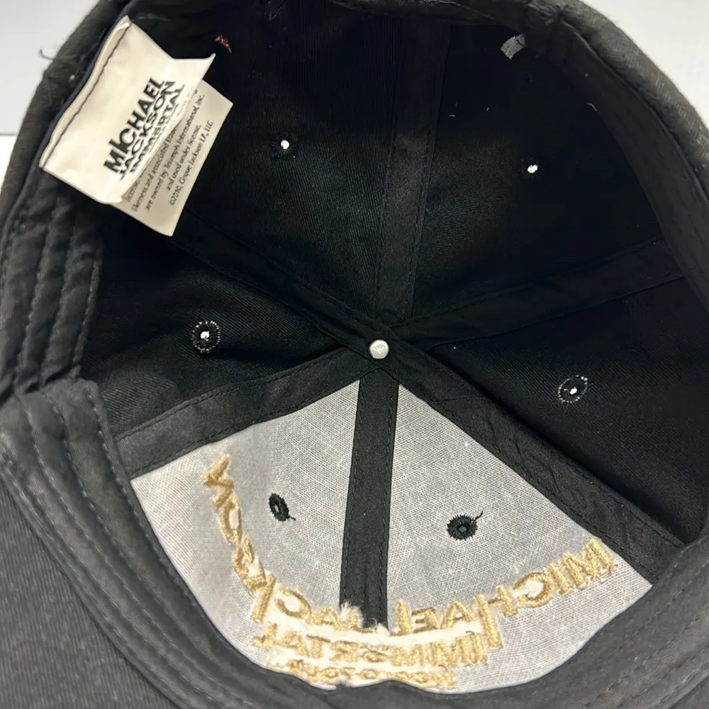 Michael Jackson The Immortal World Tour Cirque Du Soleil Cap EUC Adjustable Black - Image 8