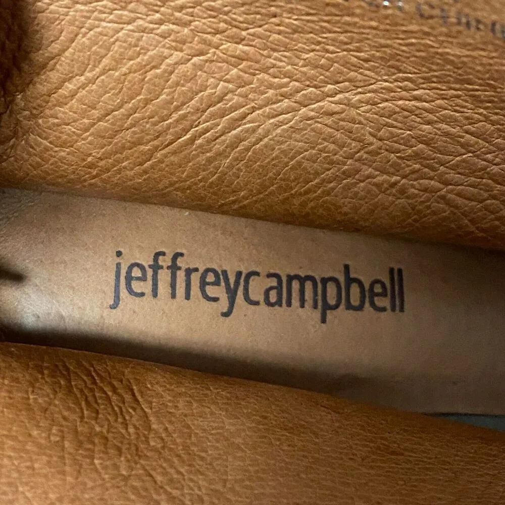 Jeffrey Campbell Cors Lace-Up Ankle Boot Womens Heels Brown Suede 9.5 Booties - Image 14