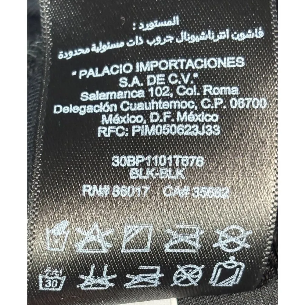 Bebe Pants Size Small Petitie Black Moto Zip Up Pleather Goth Skinny Jeans Sexy - Image 7