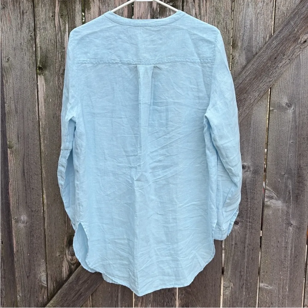 EUC Sundance Gabriella Linen Tunic Top
Blue Generous Size Medium - Image 8