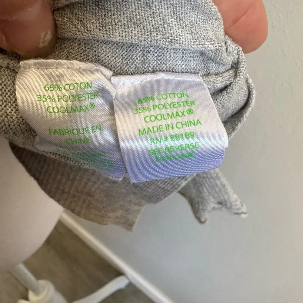 Lilly Pulitzer Gray Ribbed Long Sleeve Lightweight Sweater Womens S Classic - Image 4