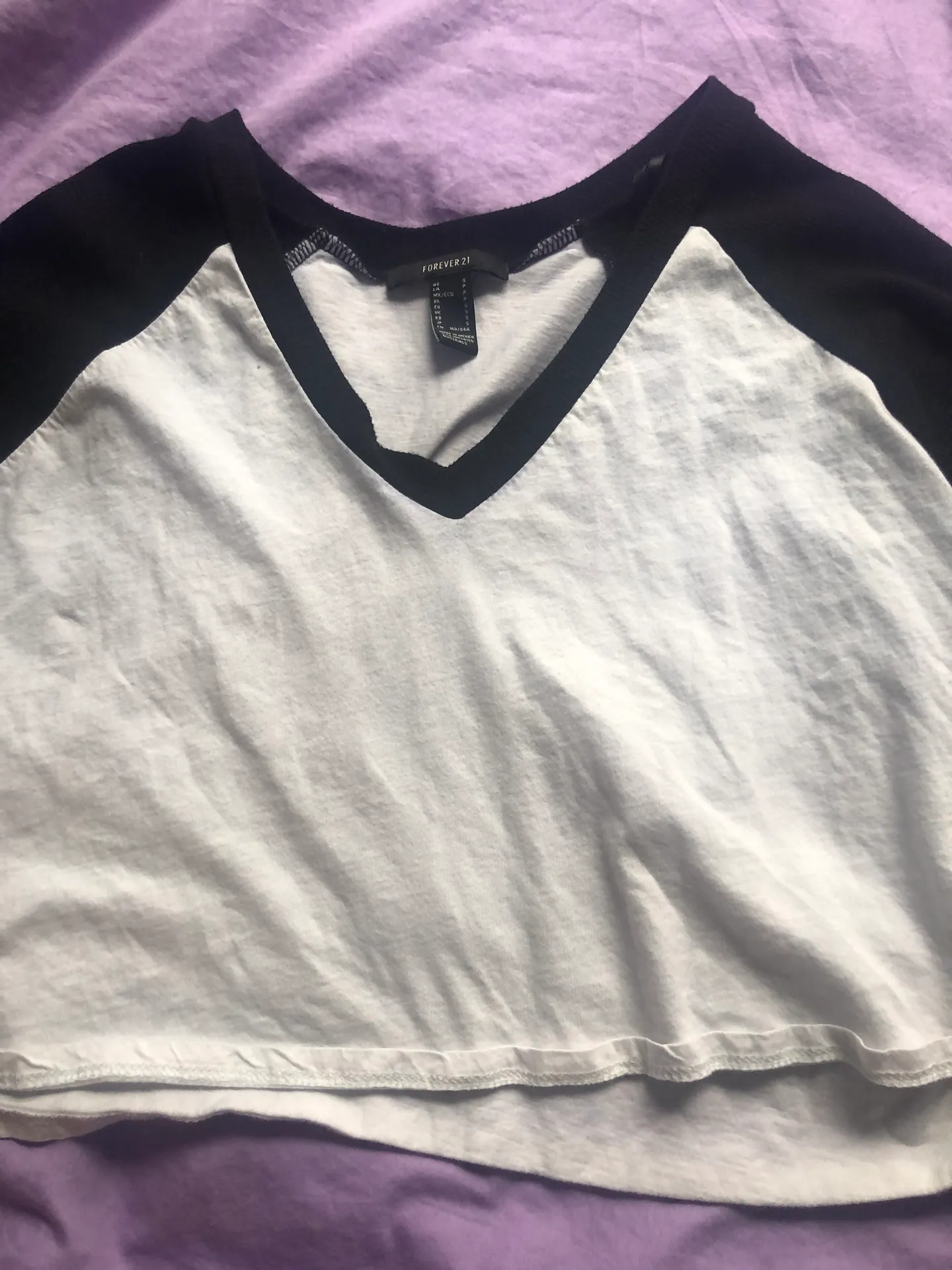 Cropped Long Sleeve Top - Image 2