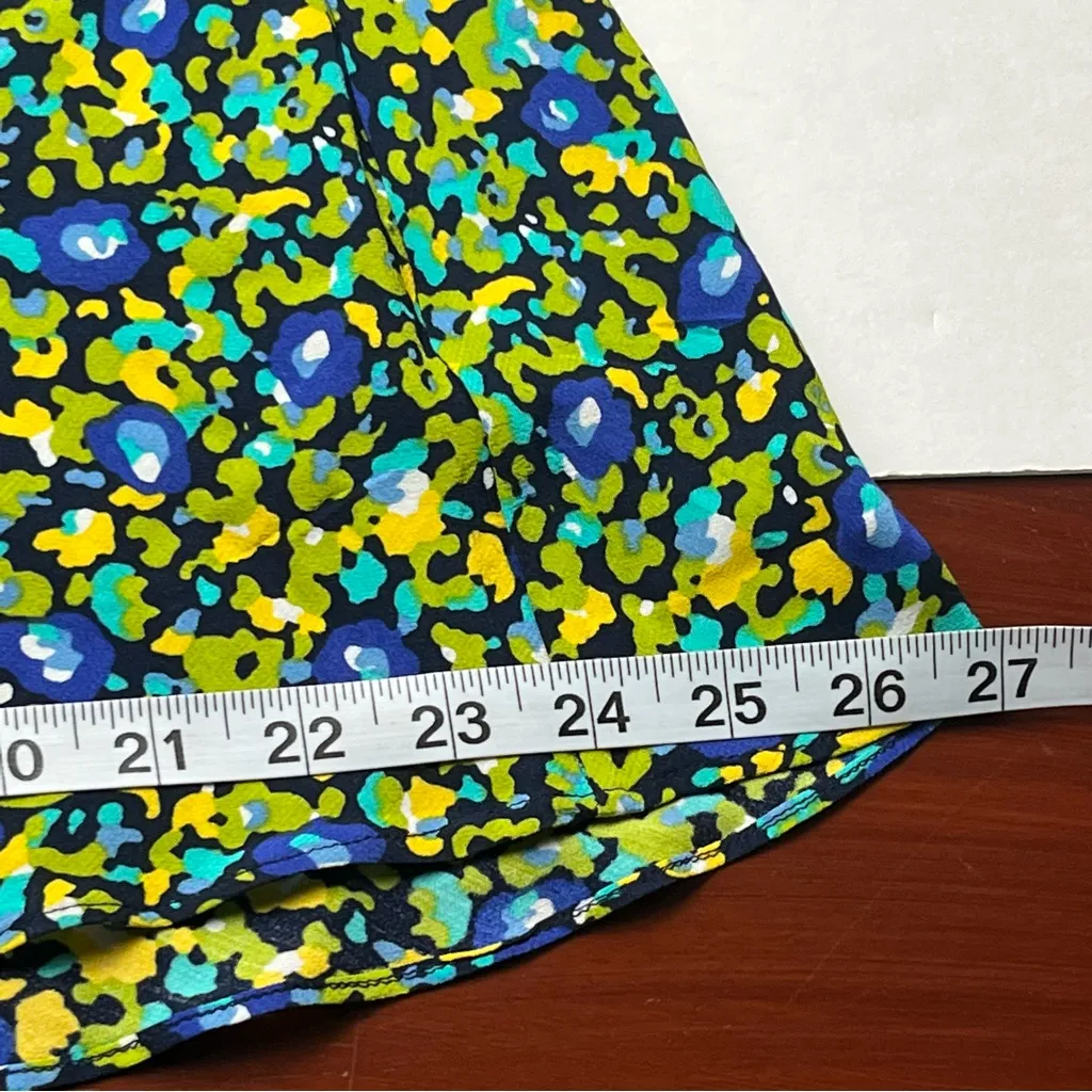 Rails Carmel Midi Dress Abstract‎ Garden Side Cutout Long Sleeve Size Small NEW - Image 12