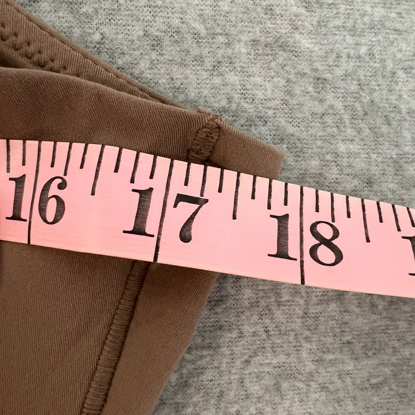 Skims Bodysuit Tan Snap Closure Sleeveless Stretch High Neck Plus Size 4X Layer - Image 6