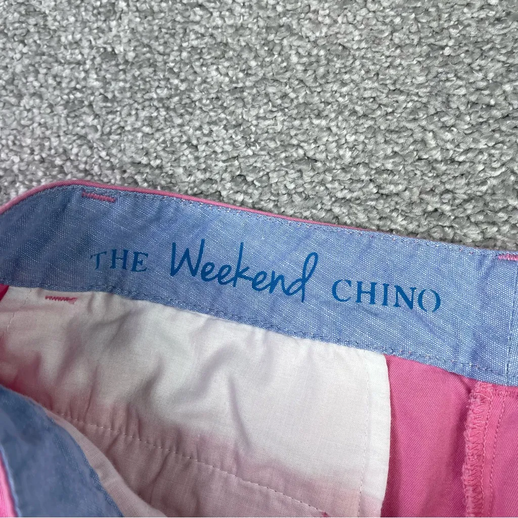 Talbots Pants Women's 8 Pink Tapered Mid-Rise Relaxed Casual Chino Spring Summer - Image 5