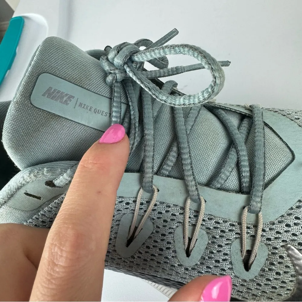 Nike Quest 2 Athletic Running Shoes Sz 7.5 Blue Green - Image 12