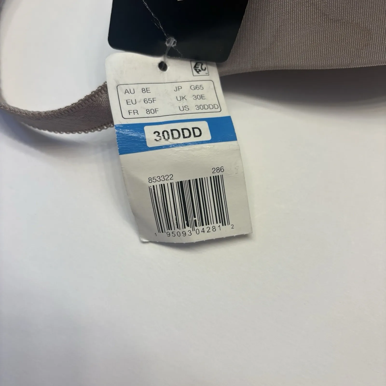 Wacoal 853322 Instant Icon T-Shirt Bra Underwire Size 30DDD Cafe Au Lait NEW - Image 10