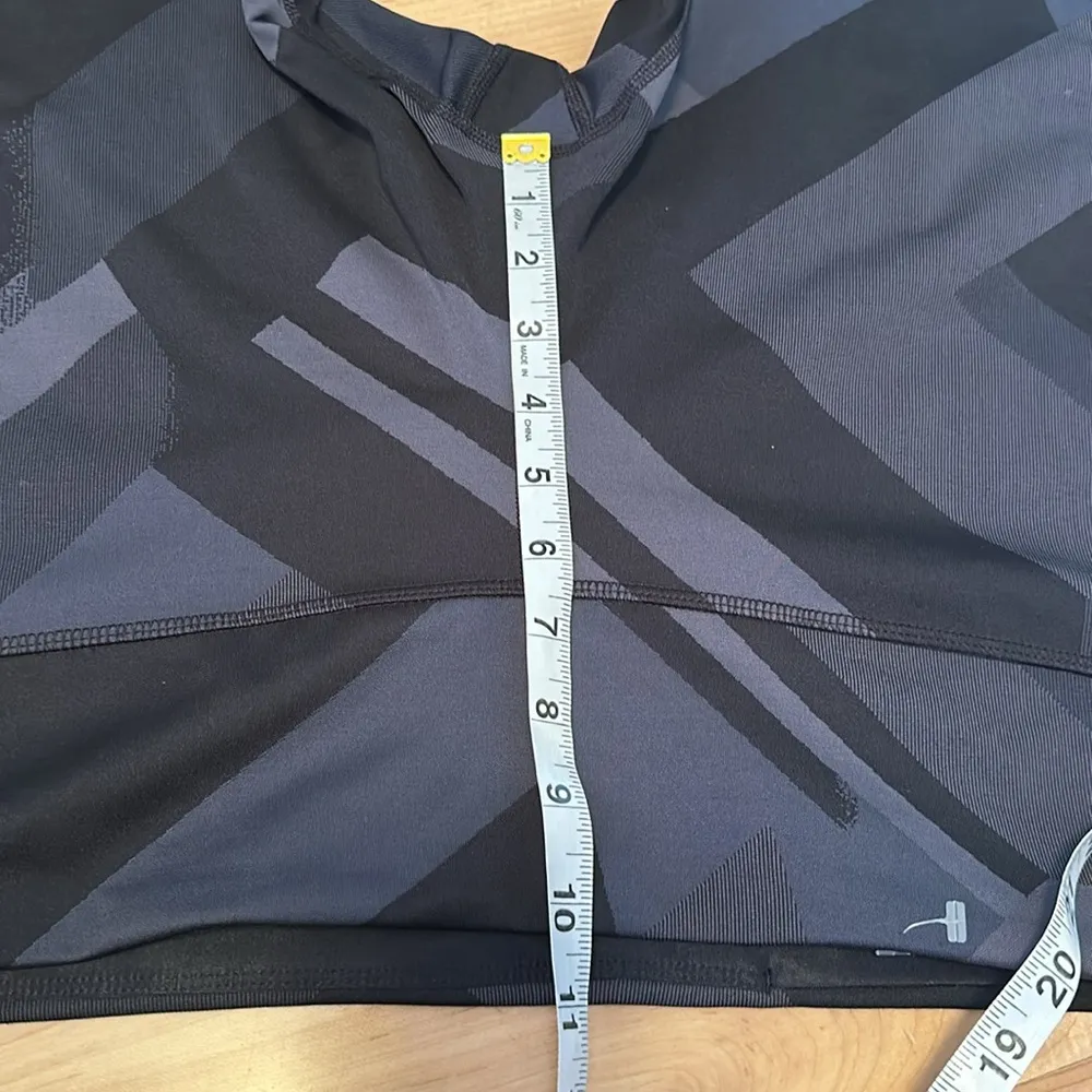 Brooks Running Formation Crop Tights Black Grey XL - Image 5