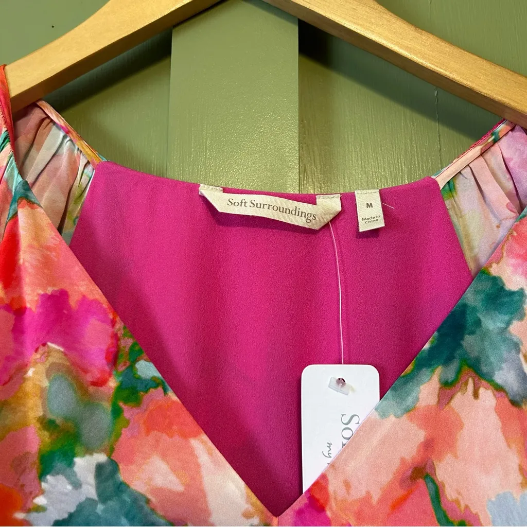 Soft Surroundings Evalina Maxi Dress sz M - Image 5